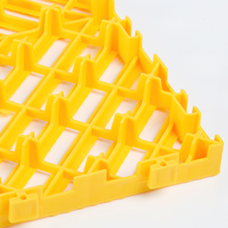 臻远 ZY3121307地格栅塑料拼接地板垫网格垫板 黄色高清大图