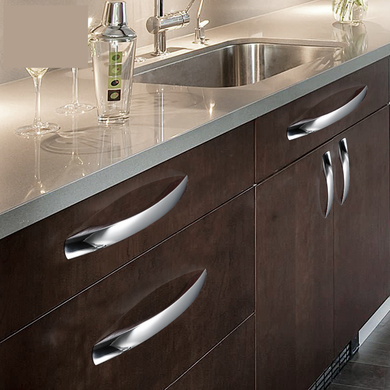 拉手现代简约柜亮光衣柜橱柜抽屉ciaa欧式柜子把手碗橱消毒柜拉手