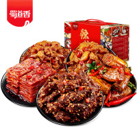 蜀道香 辣喊·雄起500g（天椒麻辣牛肉 麻辣猪肉脯 香辣辣子鸡 麻辣鸭脖 香辣冷吃兔） lt