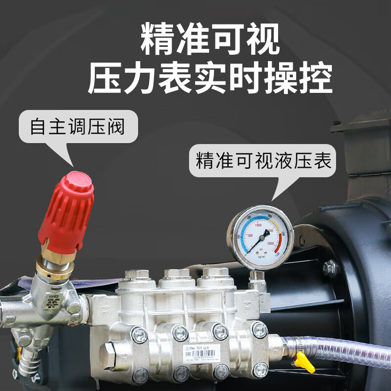 扬子(YANGZI)清洗机4.5kw 180公斤压力220V进口AR泵 YZ-AR18(220v)高清大图
