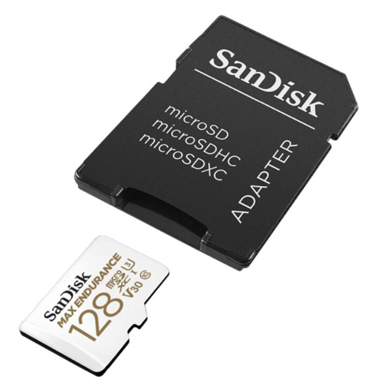 闪迪(SanDisk)128GB TF卡行车记录仪/监控摄像头专用高度耐用内存卡(高端)读100MB/s写40MB/s