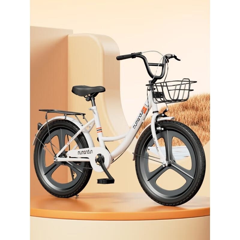 轻便女式成人自行车22寸26寸适合9岁16岁学生男女童高清大图