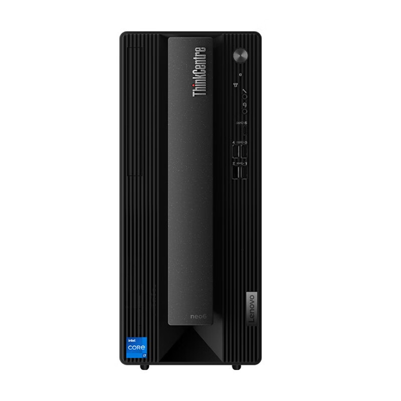 联想Thinkpad ThinkCentre neo P600 商用设计师游戏台式电脑主机 (英特尔酷睿i7-13700 16G 512G RTX3050-8G)27英寸显示器