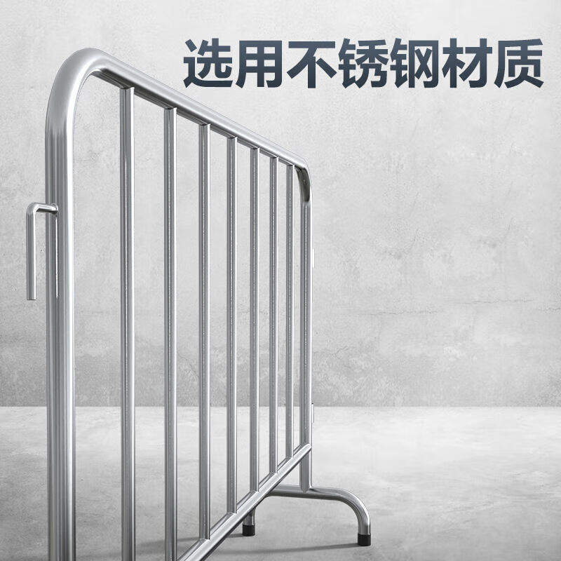 豫美钢 不锈钢铁马护栏 长2米*高1.2米 个高清大图