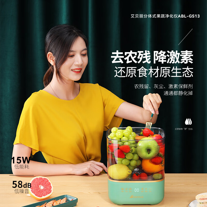 艾贝丽分体式果蔬净化仪ABL-GS13 果蔬机高清大图