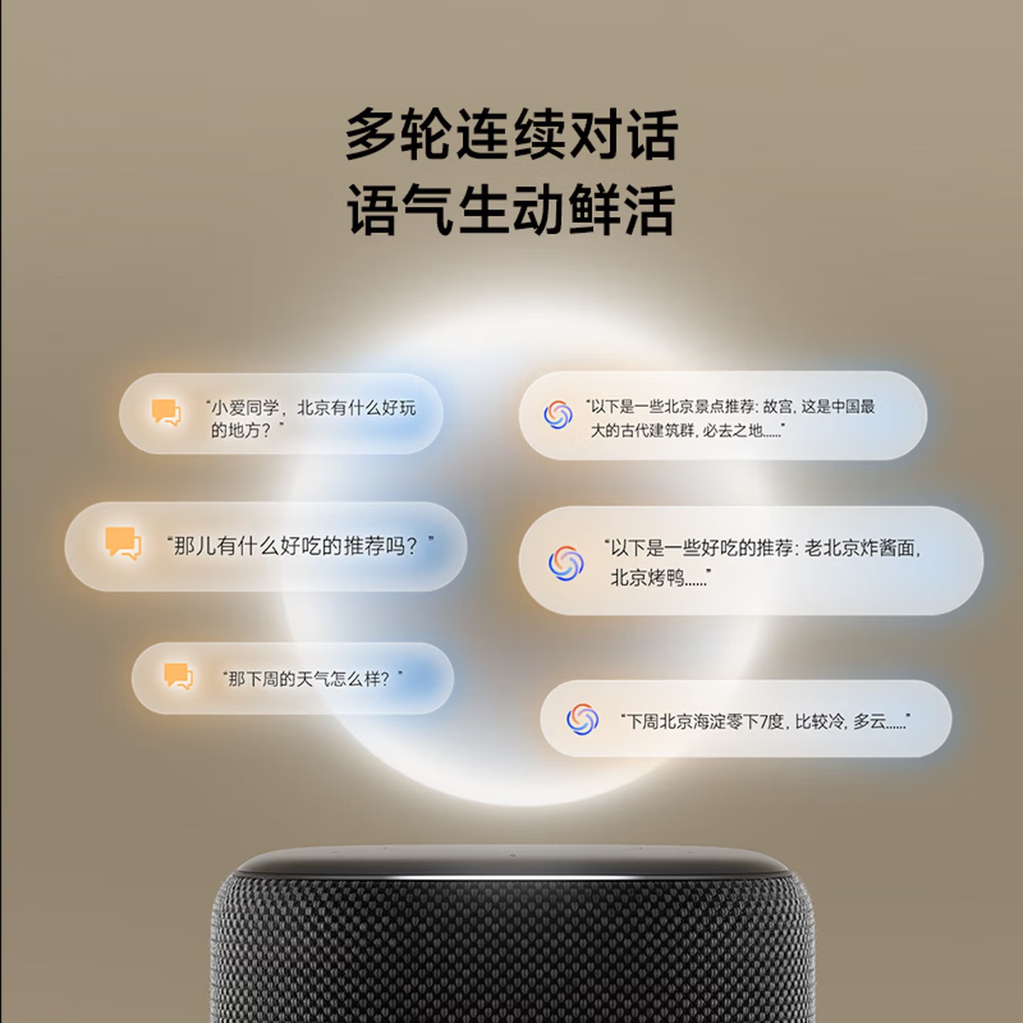 小米 智能音箱Pro 超级小爱智能音箱 蓝牙音箱高清大图