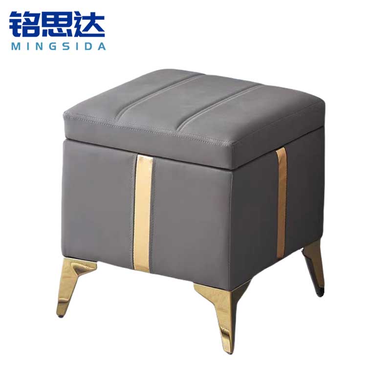 铭思达换鞋凳皮艺40CM个高清大图