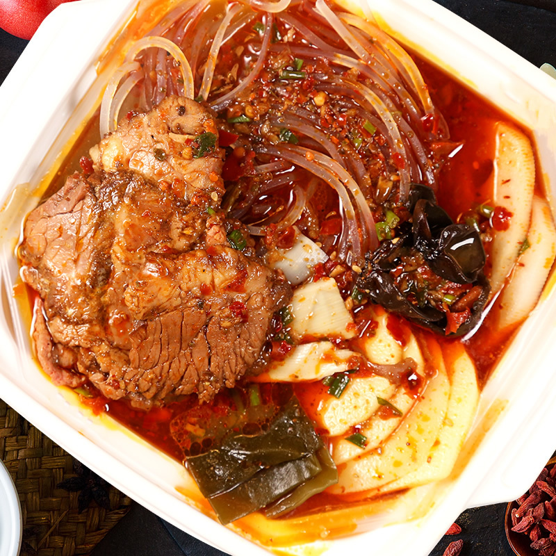 小肥羊自煮小火锅香辣牛肉 懒人自嗨方便速食自煮自助即食420g