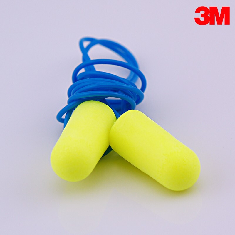 3M 隔音耳塞312-1250防噪音机械抗噪工业车间一次性耳塞200付 1盒高清大图