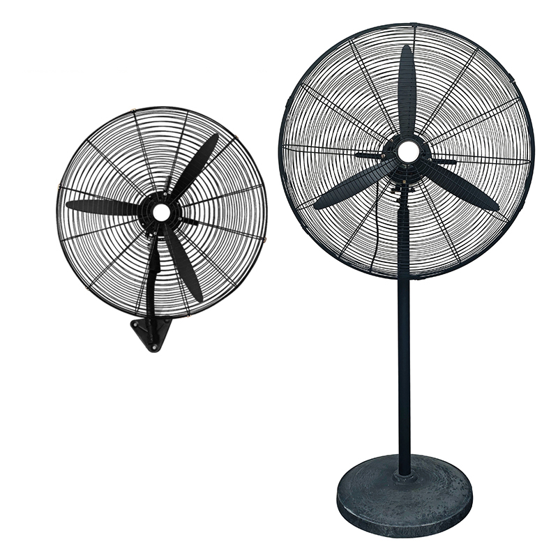 工业电风扇落地车间机械强力壁挂墙摇头立式超大功率商厂用牛角扇 750