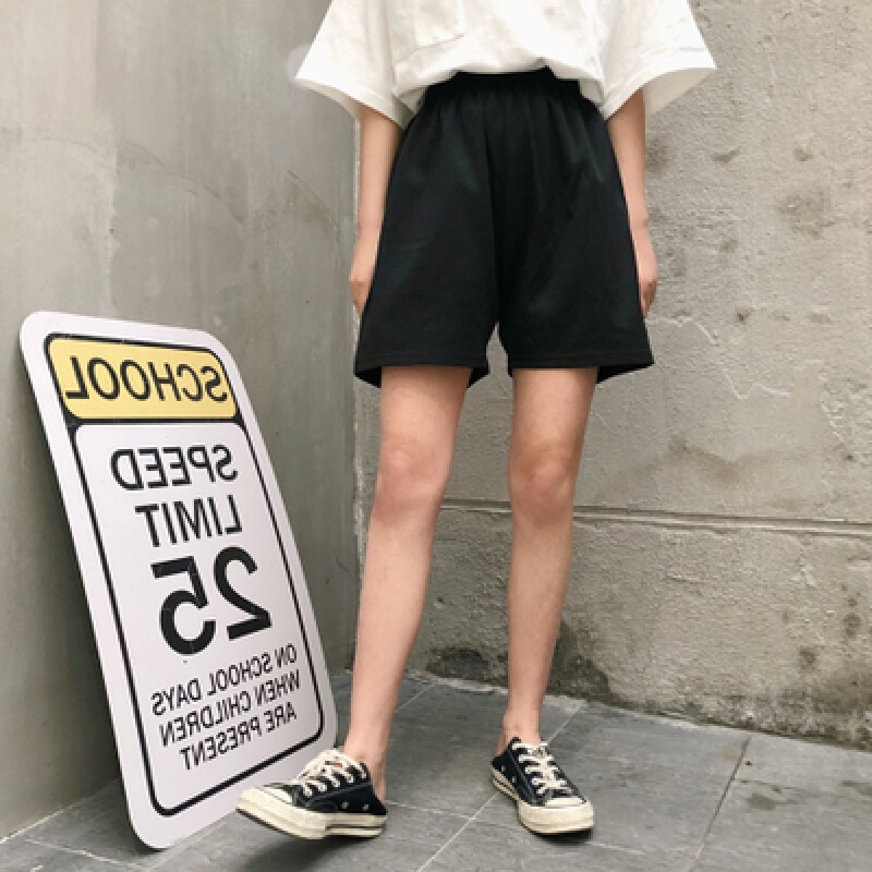 怡品堂唐装 民族服装 舞台服装 中式服装 Ins原宿bf风五分裤子女嘻哈学生宽松韩版ulzzang百搭运动短裤女夏黑色日文 价格图片品牌报价 苏宁易购盛夏怡品堂专营店