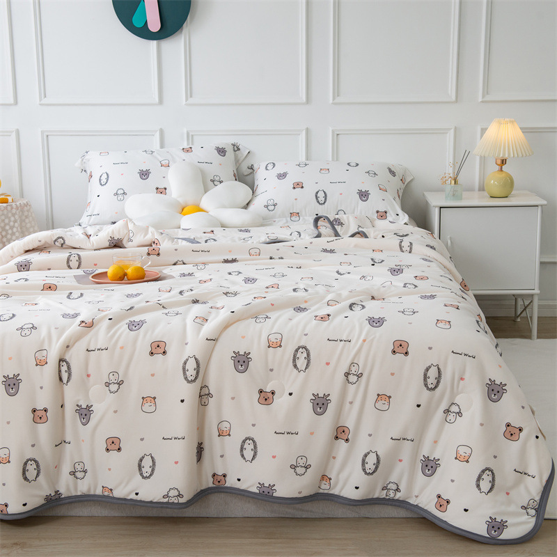 儿童夏被A类母婴级针织棉春秋被宝宝全棉大豆纤维空调被夏凉被子