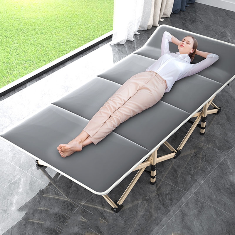 阿斯卡利折叠床单人午睡办公室午休躺椅家用成人简易便携行军床多功能