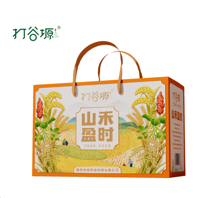 打谷塬 山禾盈时防暑礼盒 2685g 盒高清大图