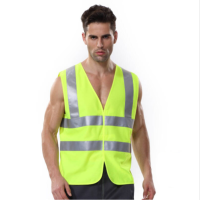 安大叔高警示反光背心A628 荧光黄 M码