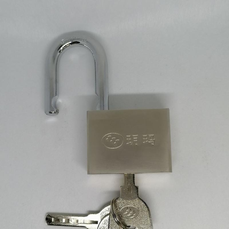 玥玛8076挂锁不锈锁阳台防盗窗锁橱柜衣门锁室外锁小挂锁 25弹开挂锁