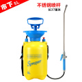 L5L8L手动气压式喷雾器农用打药机喷雾机洒水壶浇花园艺喷壶 5L不锈钢喷杆