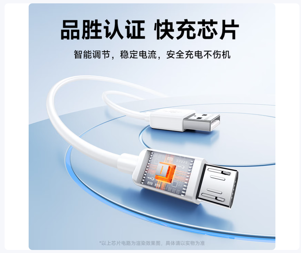 品胜PISEN通用万能充电器线充快速安全智能识别通用型号家用便携设计高清大图