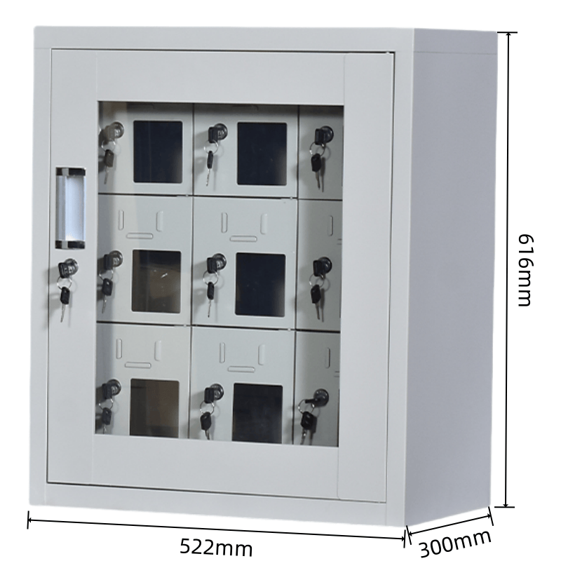 鑫木樽手机存放柜9门台高清大图