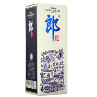 郎酒 郎哥蓝款 44.8度 500ml 单瓶装 酱香型白酒