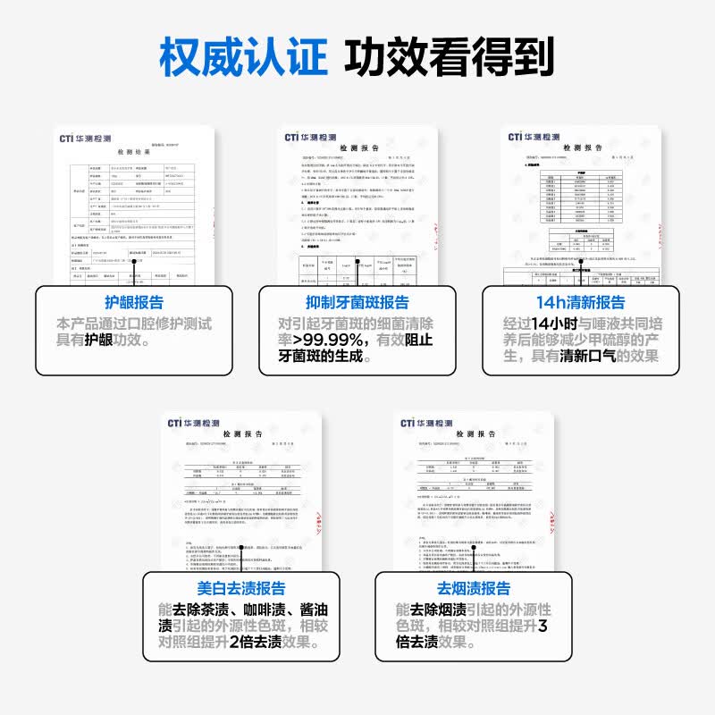 参半 多元优效牙膏(专效白)/120g高清大图