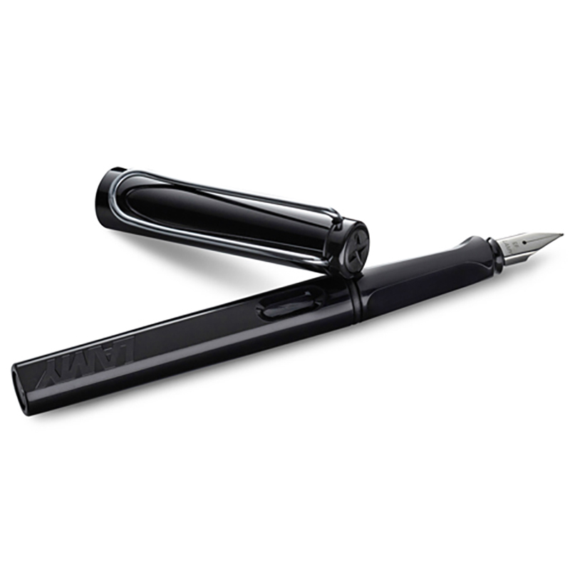 凌美(LAMY) Safari狩猎者系列钢笔商务礼品墨水亮黑色M尖