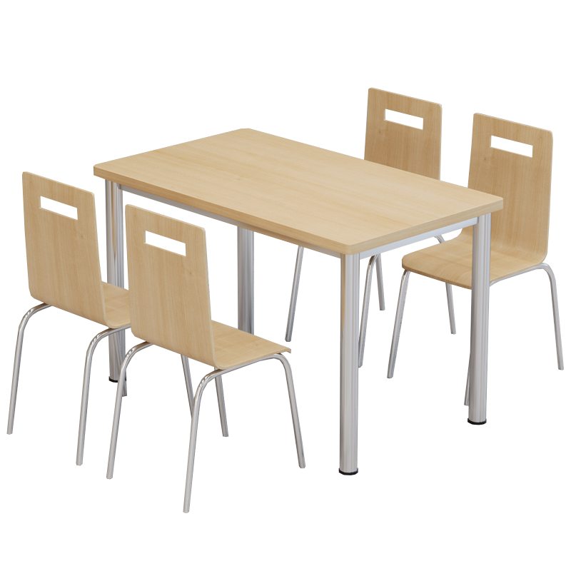 汐餐桌 一桌四椅套高清大图