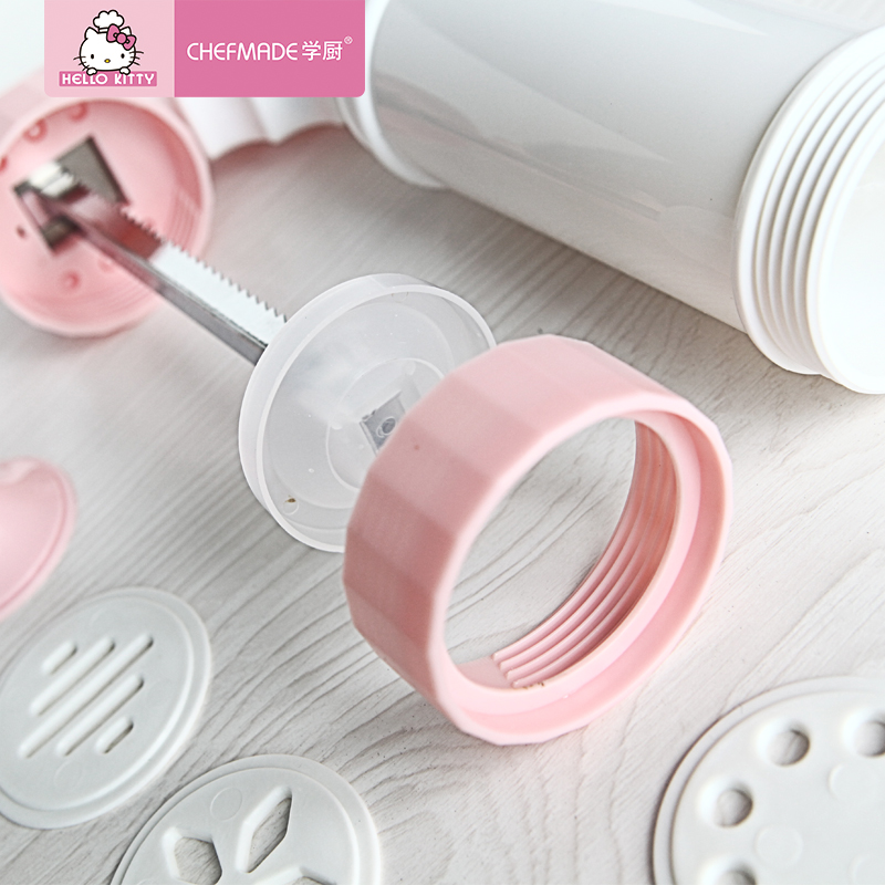 学厨CHEF MADE 烘焙工具 HELLO KITTY(凯蒂猫)正版授权 厨房工具 挤奶油曲奇饼干裱花枪 KT7039高清大图