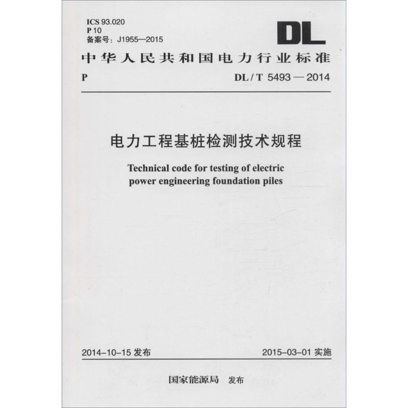 【M】电力工程基桩检测技术规程-9158024257809