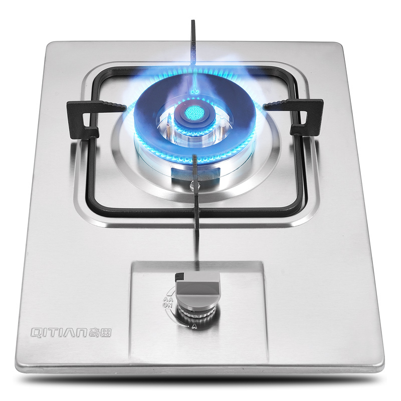 奇田(Qitian)JZT-A-D2 台嵌两用不锈钢单头燃气灶 天然气
