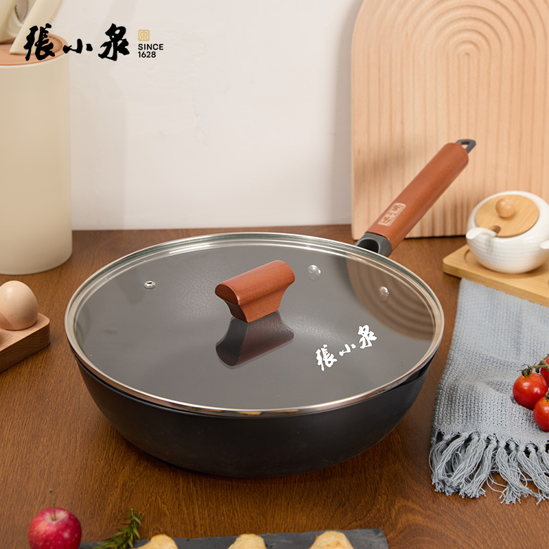 Z-张小泉家味精铁煎炒锅C32880100高清大图