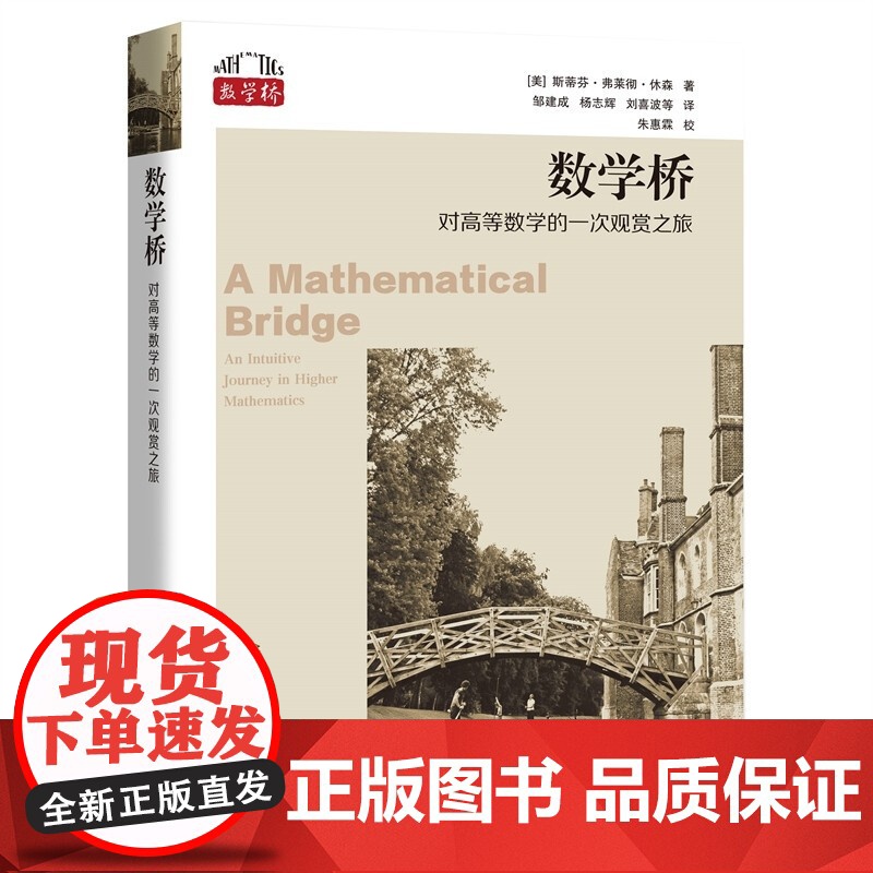 数学桥:对高等数学的一次观赏之旅 数学桥丛书上海科技教育出版社正版图书籍系列另有2的平方根人人都来掷骰子高清大图