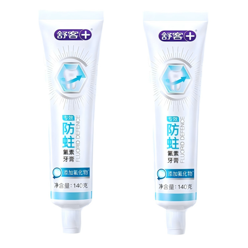 舒客专效防蛀氟素牙膏140g*2