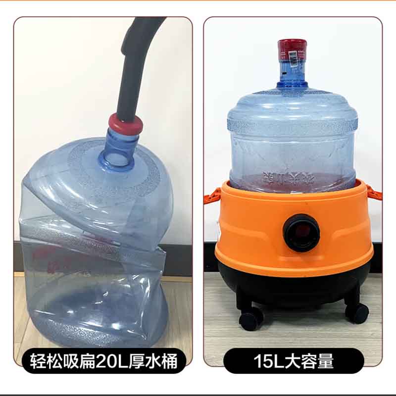 苏泊尔(SUPOR)桶式吸尘器家用强劲大吸力工业吸尘器开荒干湿吹吸尘机15L大容量 EVCB-70A高清大图