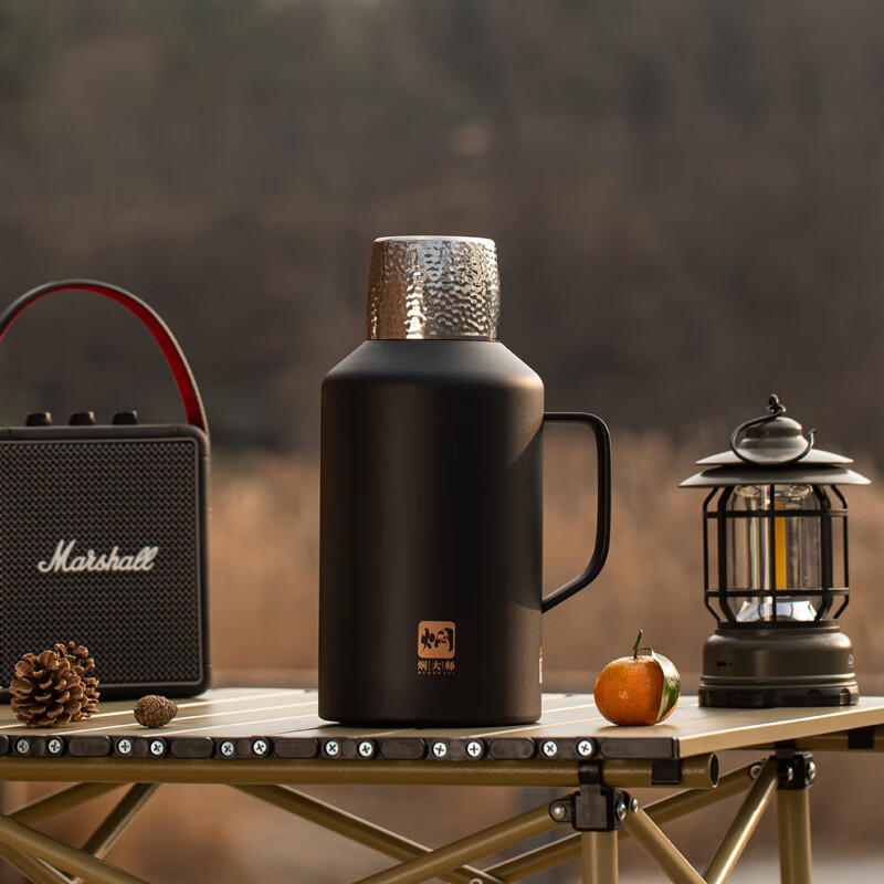 焖大师(MENDASHI) H2000W自由梦享家户外旅行壶 旅行家用大容量焖茶壶保温闷泡壶 珍珠白2000ML高清大图