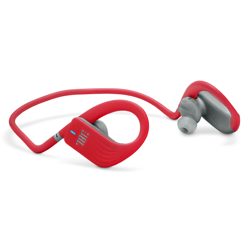 JBL Endurance Jump挂耳式防脱落运动蓝牙耳机 跑步防水防汗音乐手机耳机 苹果安卓通用耳麦 红色高清大图