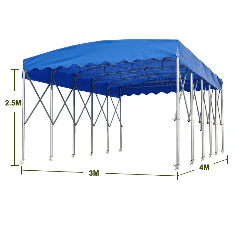豫龙都遮阳棚长4m个高清大图