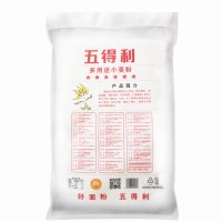 五得利 多用途高筋小麦粉5kg面粉 高筋粉 家用中饼面条水饺面包烘焙通用面粉 优质10斤原料白面