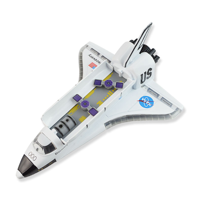 彩珀哥伦比亚穿梭机声光回力航天飞机儿童玩具模型高清大图