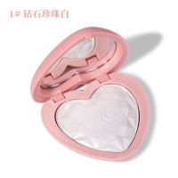 李佳琪推荐仙女钻石高光粉饼脸部提亮侧影珠光带闪粉土豆泥修容盘 1#钻石珍珠白