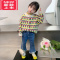 可莉允女童毛衣2022新款针织开衫洋气儿童秋装上衣宝宝时髦春秋针织外套