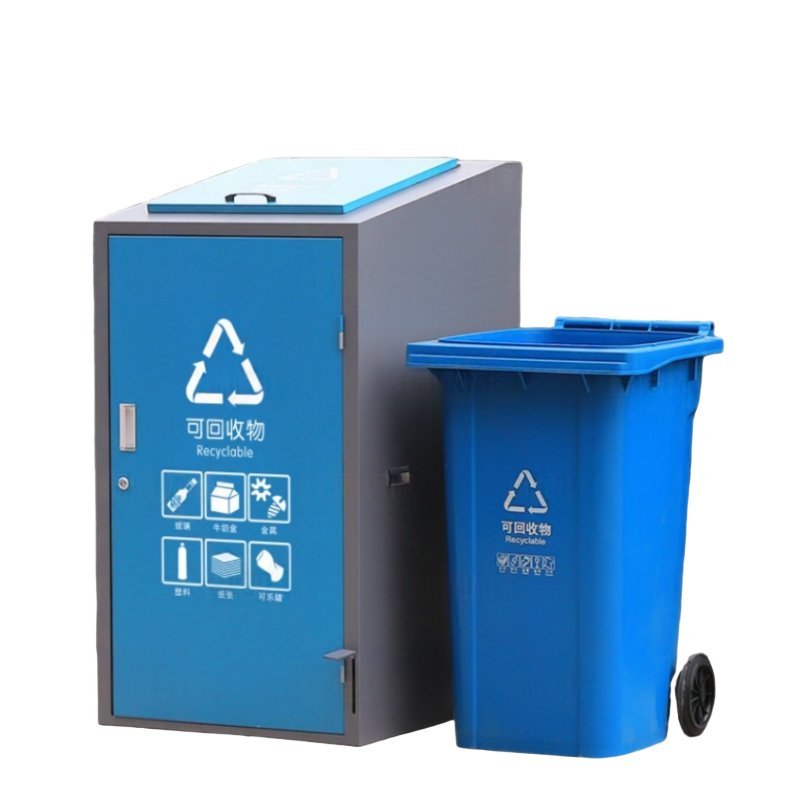 铭思达分类垃圾桶单桶240L个高清大图
