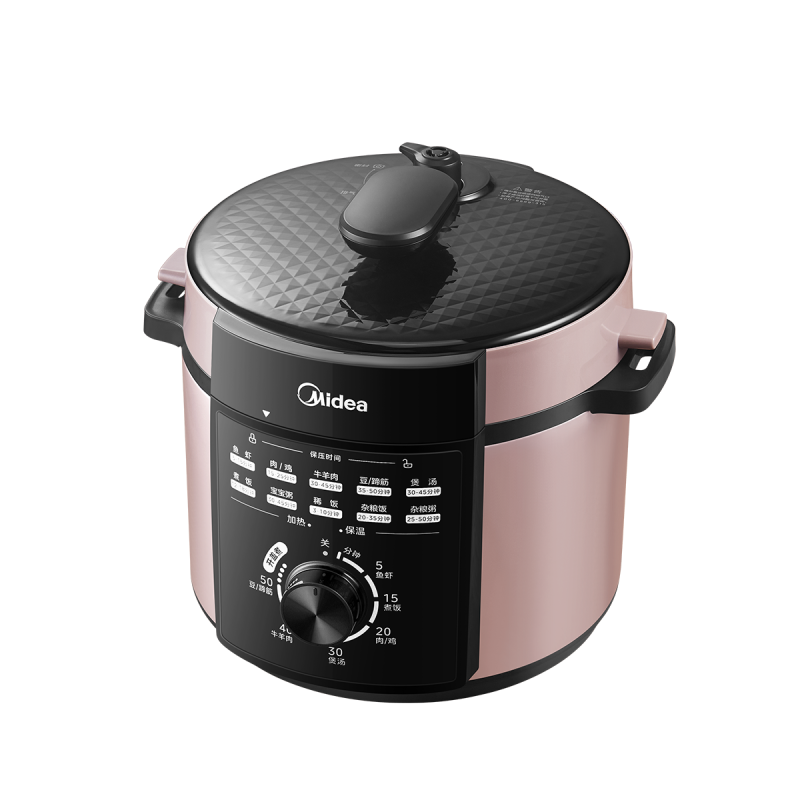 美的(Midea) MY-E501 电压力锅家用5L升大容量双胆提鲜煲汤1000W大功率高压锅高清大图