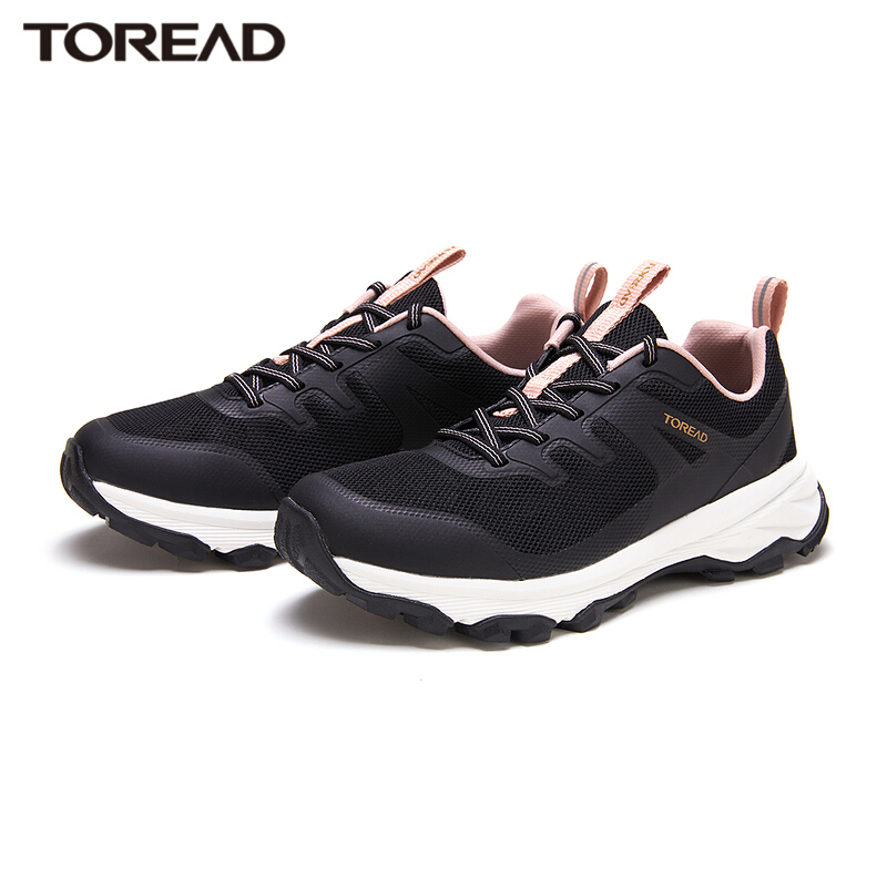 探路者户外徒步鞋女春夏季户外鞋女式时尚休闲网布透气耐磨防滑登山鞋