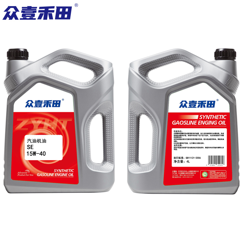 众壹禾田 汽油机油 SE 15W/40 4L*6/箱