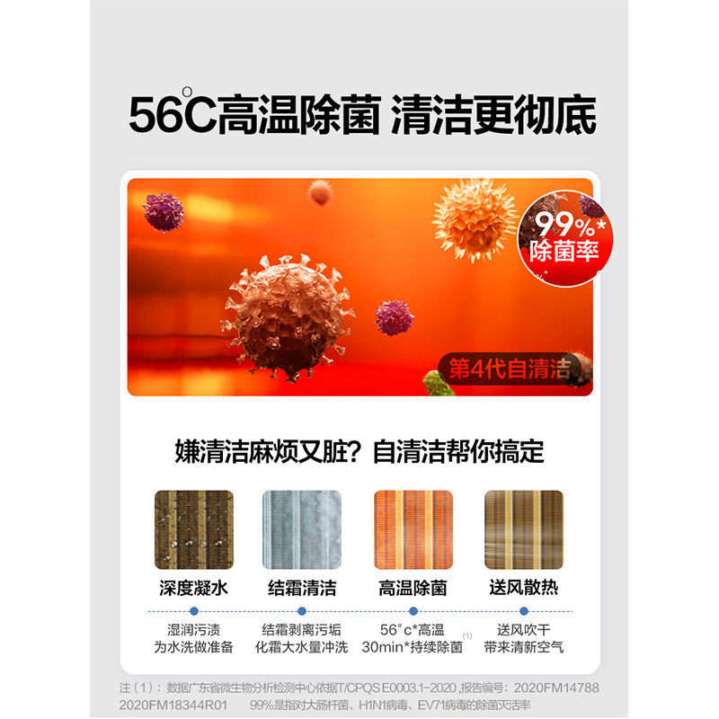 美的(Midea)空调风锦1.5匹一级变频冷暖壁挂式自清洁挂机ZHB