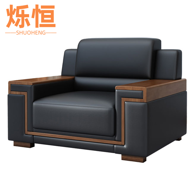 烁恒中式沙发单人张高清大图