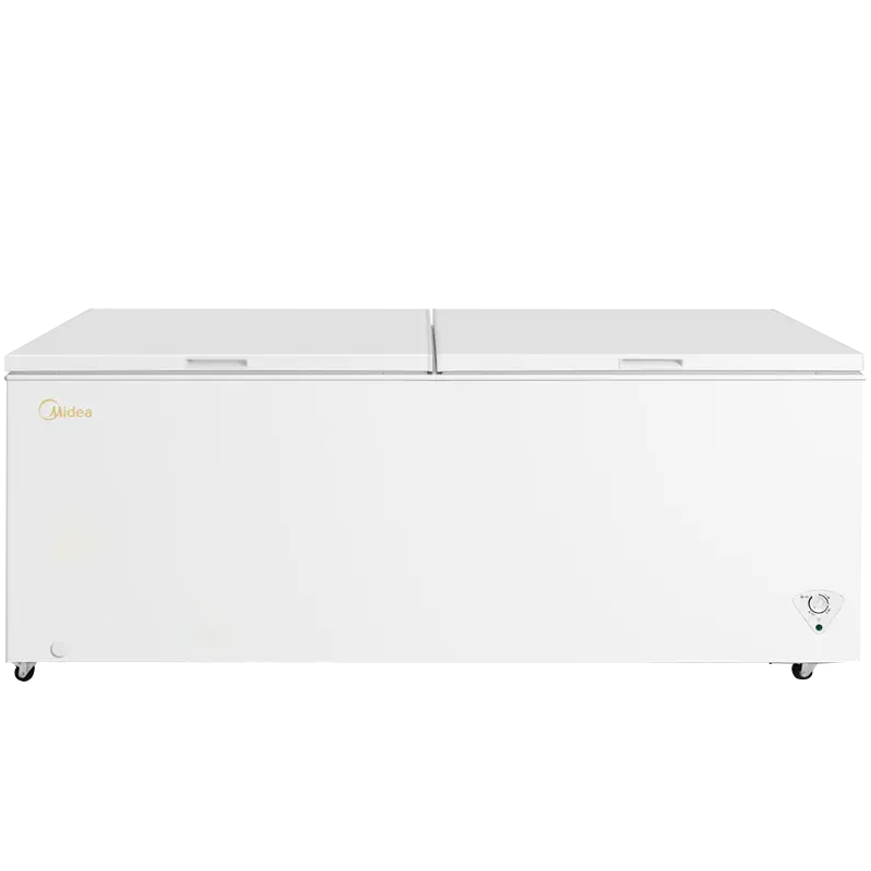 美的冰箱 521升 五面制冷商用大容积卧式单温囤货大冰柜 冷藏冷冻转换变温冷柜 BD/BC-521DKM(E)