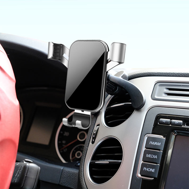 火豹车载支架大众途观专用手机支架圆形出风口汽车支架空调口导航支撑