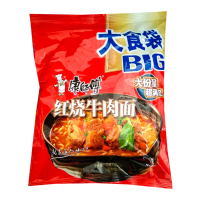 康师傅方便面大食代BIG红烧牛肉面袋装泡面24包24小时内发货